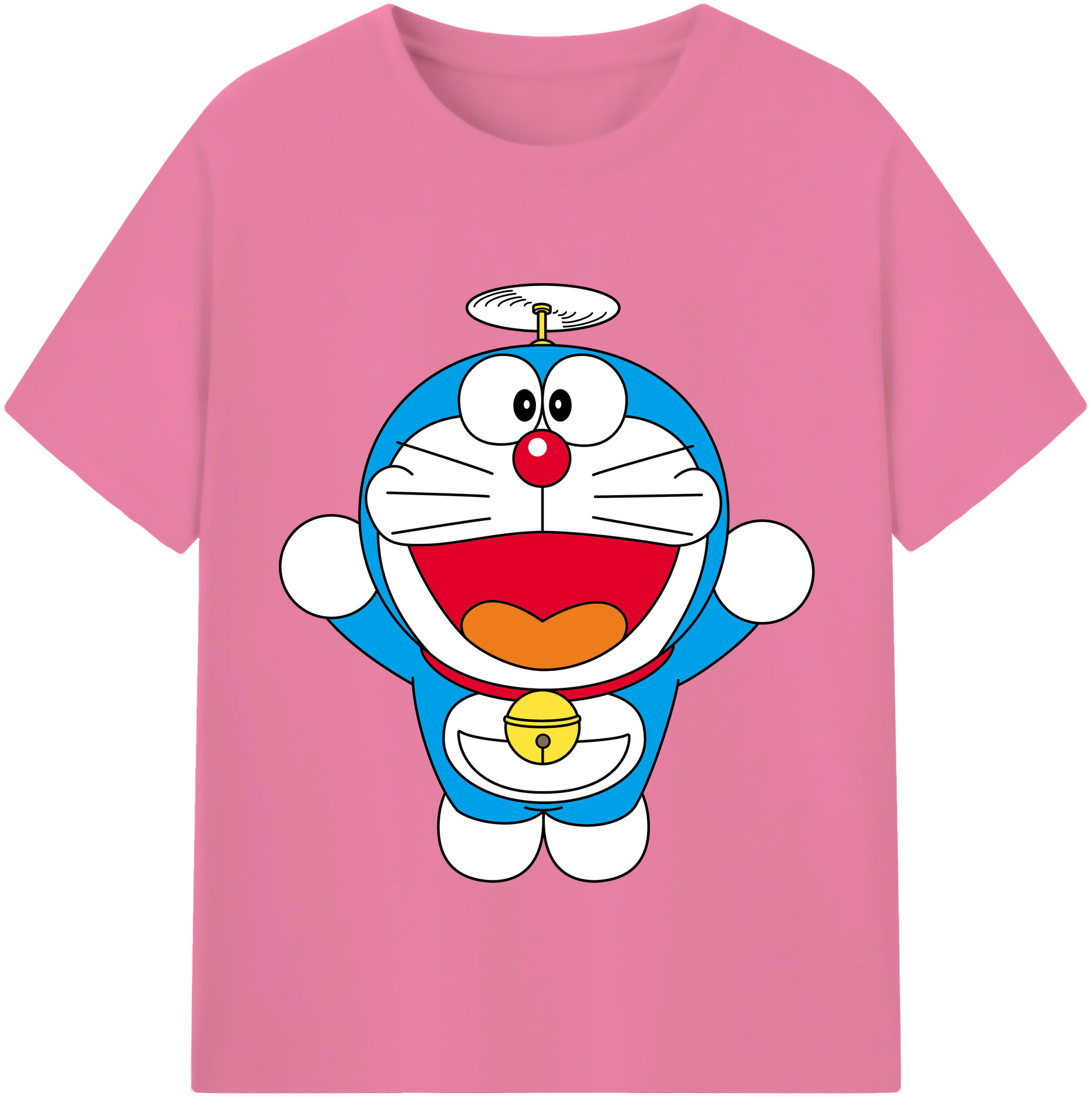 （画像用） ドラえもん Doraemon 綿100％半袖Tシャツ（フロントプリント）